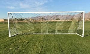 Round-Frame Aluminum Soccer Goal, 8